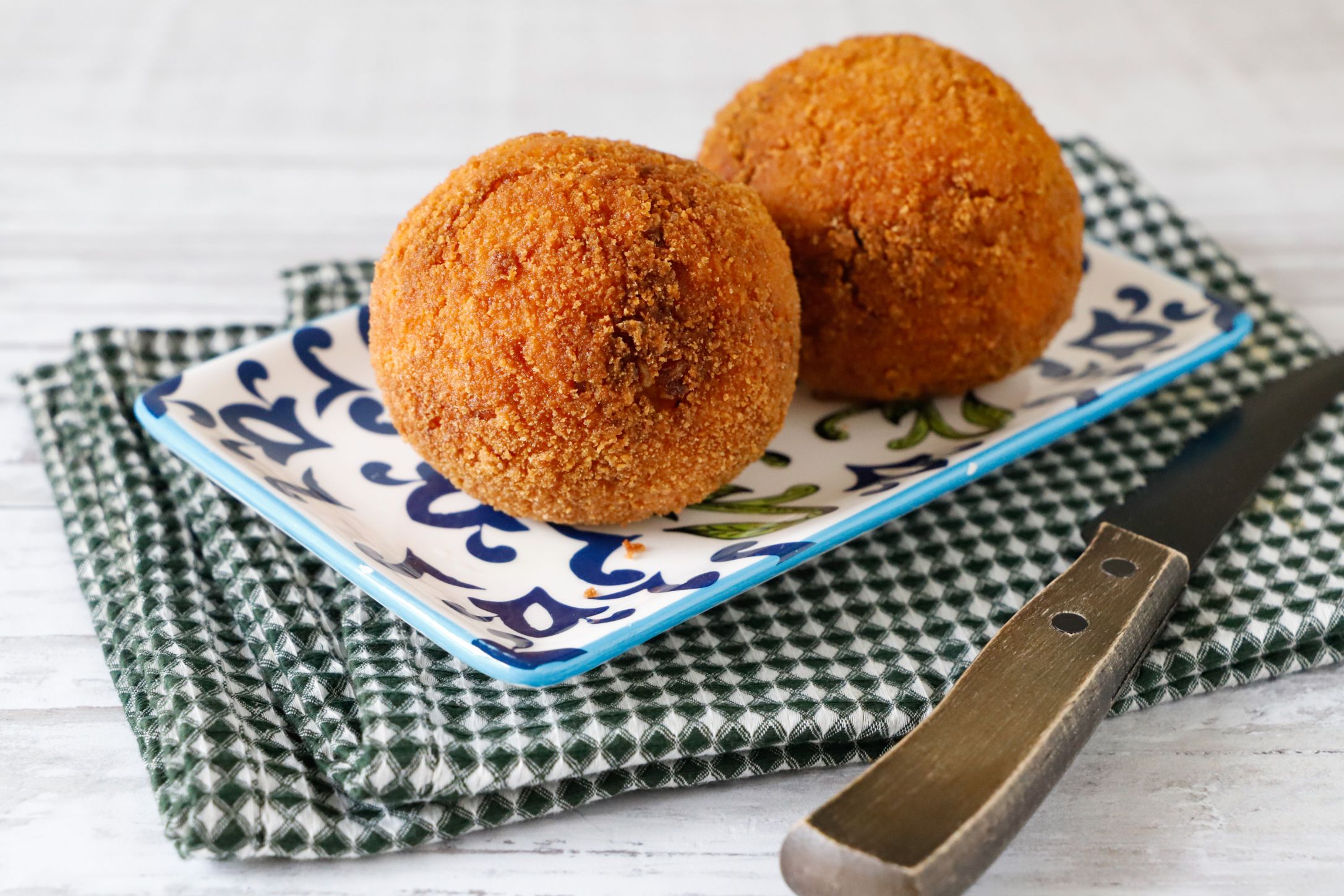 Arancini di riso ai gamberi