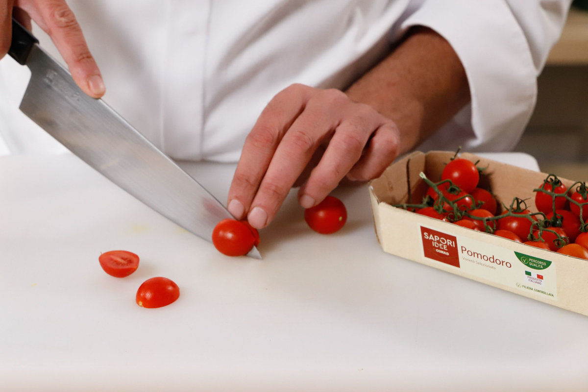 saggiungere i pomodorini