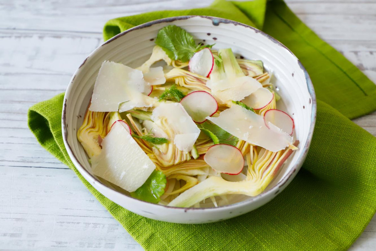 Ricetta dell’insalata di carciofi