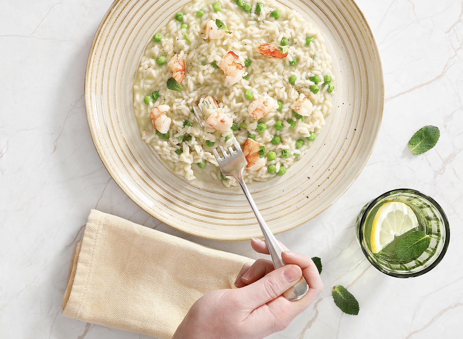 Risotto-gamberi-piselli-menta-thumbnail