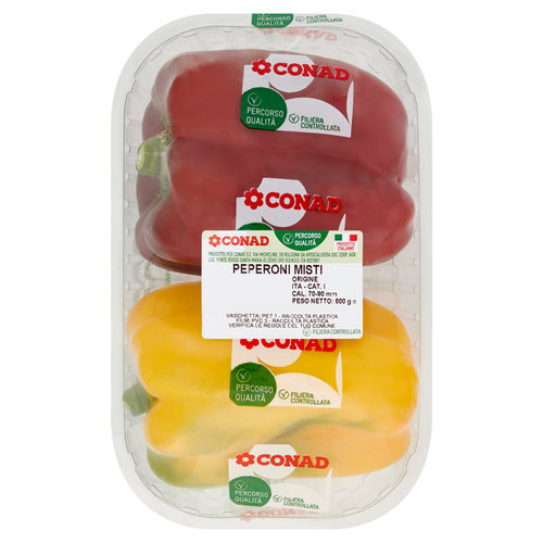 CONAD Percorso Qualità Peperoni Misti Italia Cal. 70-90 mm 600 g-image