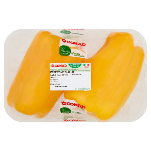 CONAD Percorso Qualità Peperone Giallo Italia Cal. 80/100 600 g-image