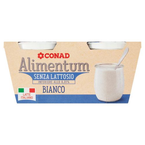 CONAD Alimentum Senza Lattosio Bianco 2 x 125 g-image