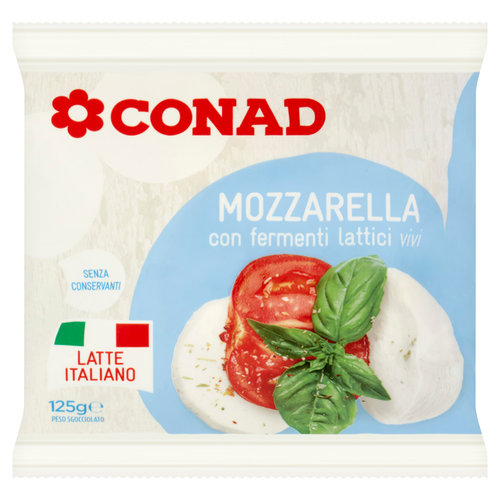 CONAD Mozzarella con fermenti lattici vivi 125 g-image