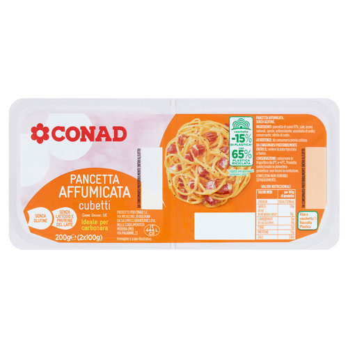 CONAD Pancetta Affumicata cubetti 2 x 100 g-image
