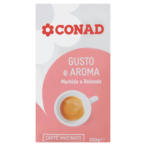 CONAD Gusto e Aroma Morbido e Rotondo Caffè Macinato 250 g-image
