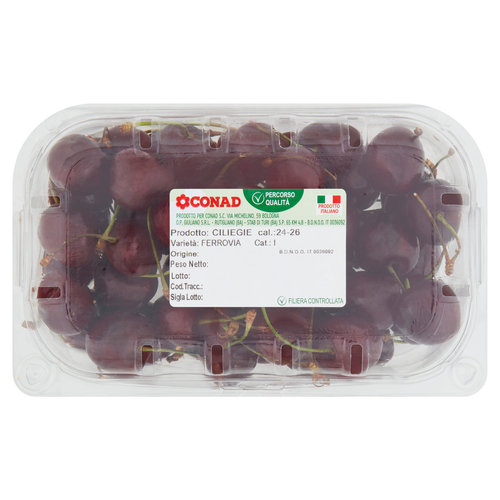 CONAD Percorso Qualità Ciliegie Ferrovia Italia Cal. 24-26 500 g-image