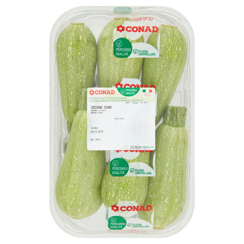 CONAD Percorso Qualità Zucchine Chiare Italia cal. 7/14 0,600 kg-image