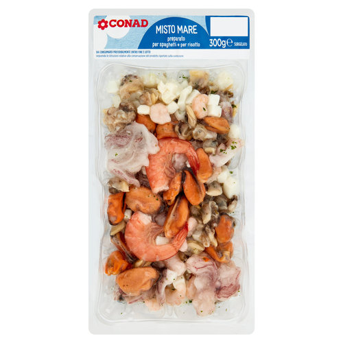 CONAD Misto Mare preparato per spaghetti e per risotto Surgelato 300 g-image