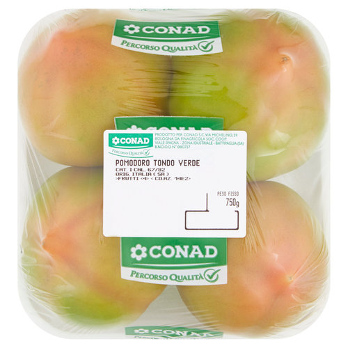CONAD Percorso Qualità Pomodoro Tondo Verde Italia cal. 67/82 750 g-image