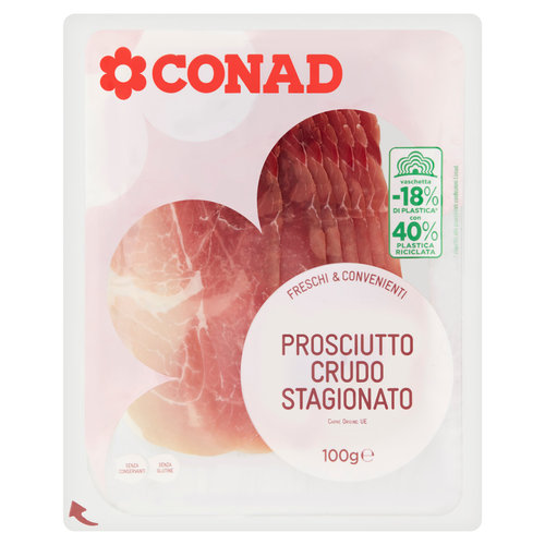 CONAD Freschi & Convenienti Prosciutto Crudo Stagionato 100 g-image