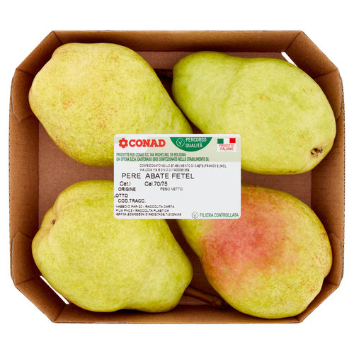 CONAD Percorso Qualità Pere Abate Fetel Italia Cal. 70/75 0,750 kg-image