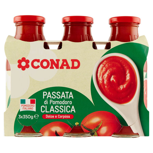 CONAD Passata di Pomodoro Classica 3 x 350 g-image