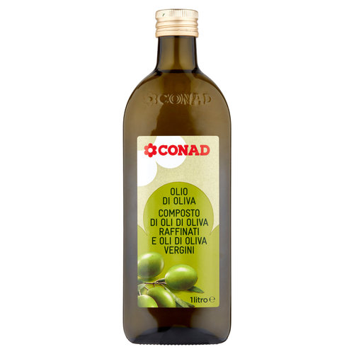 CONAD Olio di Oliva Composto di Oli di Oliva Raffinati e Oli di Oliva Vergini 1 litro-image