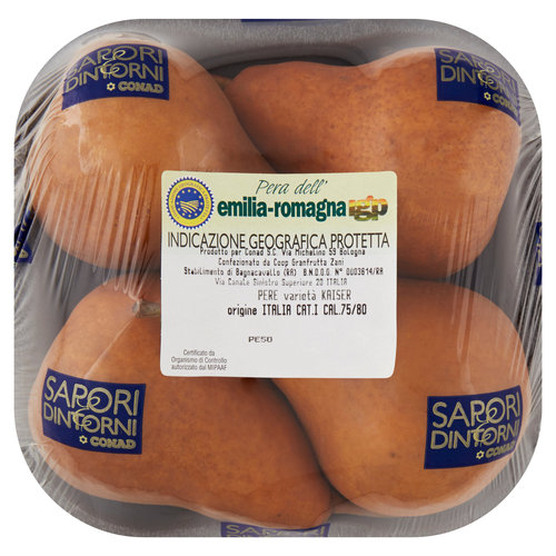 SAPORI & DINTORNI CONAD Pera dell'emilia-romagna Igp Kaiser Italia cal. 75/80 900 g-image
