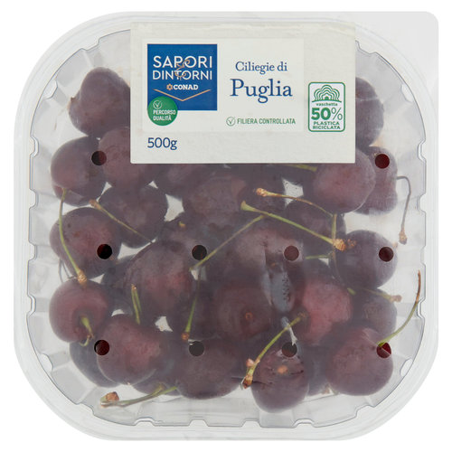 SAPORI & DINTORNI CONAD Percorso Qualità Ciliegie di Puglia Durone Ferrovia Italia Cal. 26-28 500 g-image