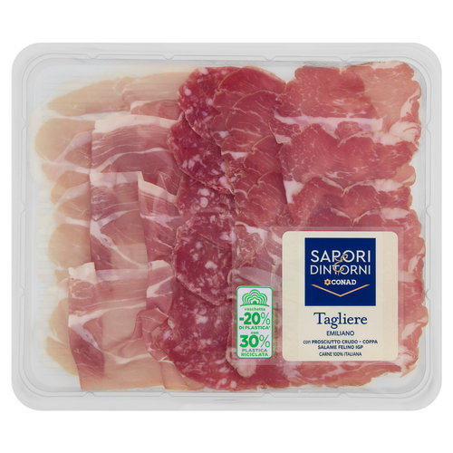 SAPORI & DINTORNI CONAD Tagliere Emiliano con Prosciutto Crudo - Coppa - Salame Felino IGP 0.120 kg-image