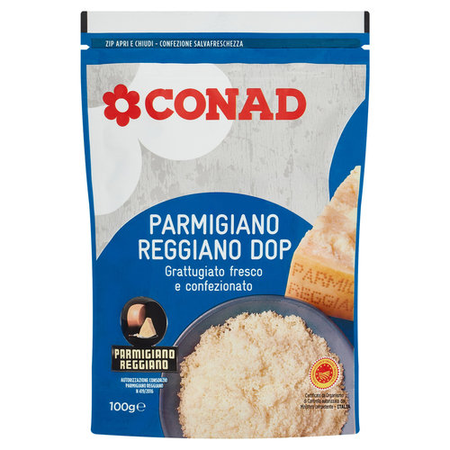 CONAD Parmigiano Reggiano DOP Grattugiato fresco e confezionato 100 g-image