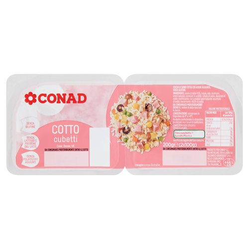 CONAD Cotto cubetti 2 x 100 g-image