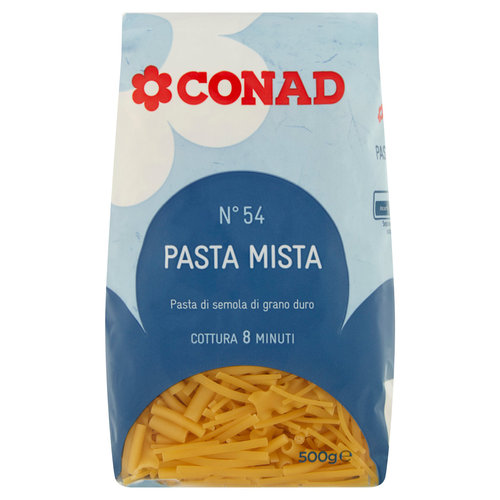 CONAD Pasta di Semola di Grano Duro N°54 Pasta Mista 500 g-image