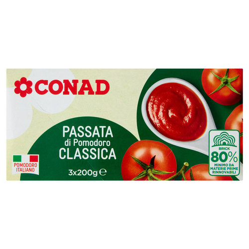 CONAD Passata di Pomodoro Classica 3 x 200 g-image