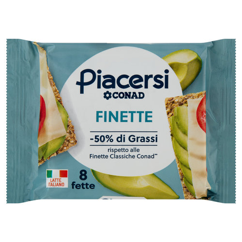 PIACERSI CONAD Finette 8 fette 200 g-image
