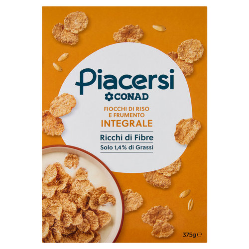 PIACERSI CONAD Fiocchi di Riso e Frumento Integrale 375 g-image