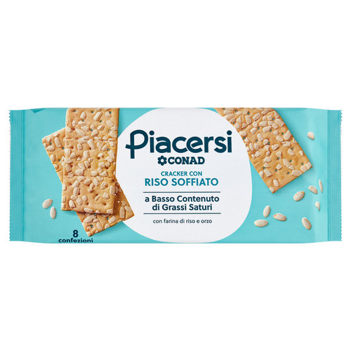 PIACERSI CONAD Cracker con Riso Soffiato 10 x 30 g-image