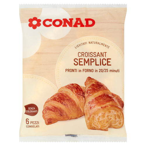 CONAD Croissant Semplice Congelati 6 x 60 g-image