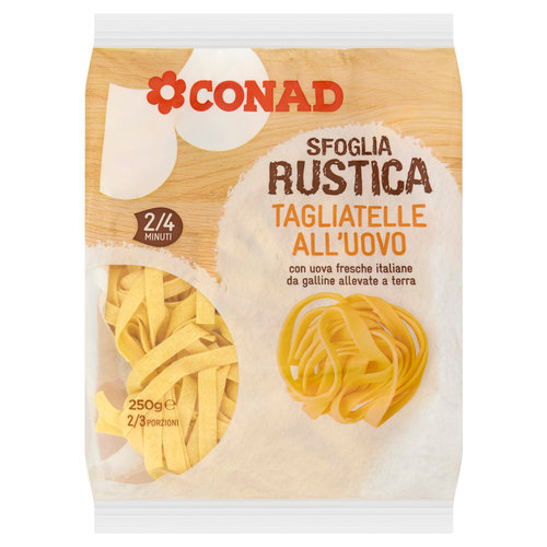 CONAD Sfoglia Rustica Tagliatelle all'Uovo 250 g-image