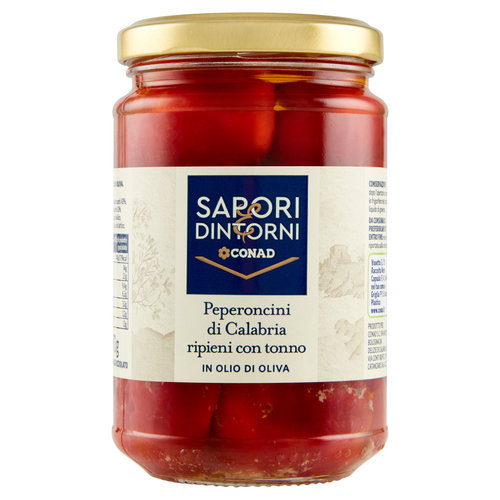 SAPORI & DINTORNI CONAD Peperoncini di Calabria ripieni con tonno in Olio di Oliva 270 g-image
