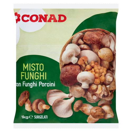 CONAD Misto Funghi con Funghi Porcini Surgelati 1 kg-image