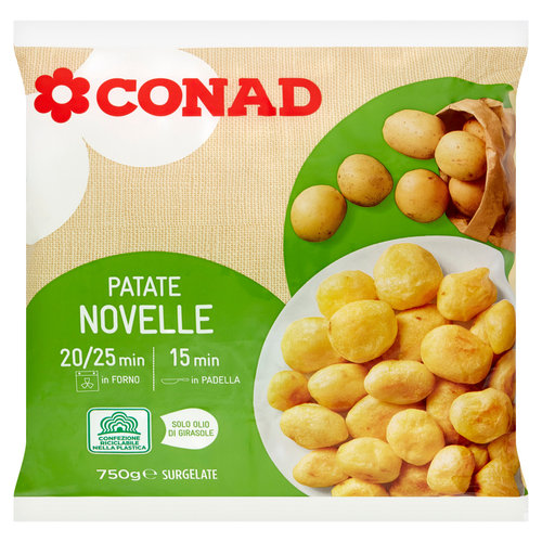 CONAD Patate Novelle Surgelate 750 g-image