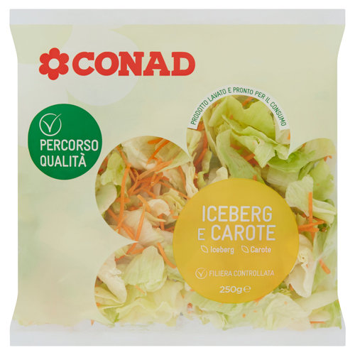 CONAD Percorso Qualità Iceberg e Carote 250 g-image
