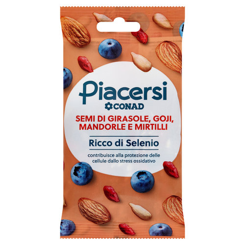 PIACERSI CONAD Semi di Girasole, Mandorle, Goji e Mirtilli 40 g-image