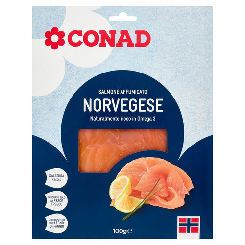 CONAD Salmone Affumicato Norvegese 100 g-image