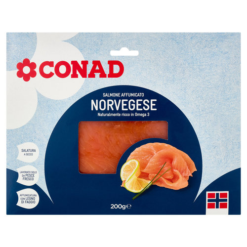 CONAD Salmone Affumicato Norvegese 200 g-image