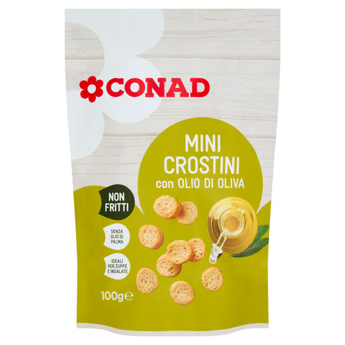 CONAD Mini Crostini con Olio di Oliva 100 g-image