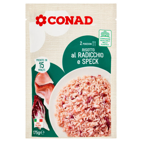 CONAD Risotto al Radicchio e Speck 175 g-image