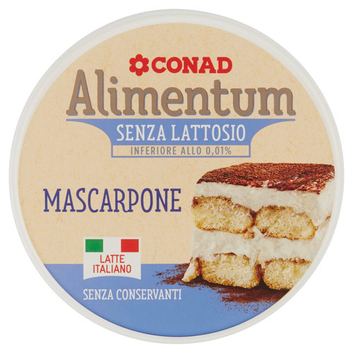 CONAD Alimentum Senza Lattosio Mascarpone 250 g-image