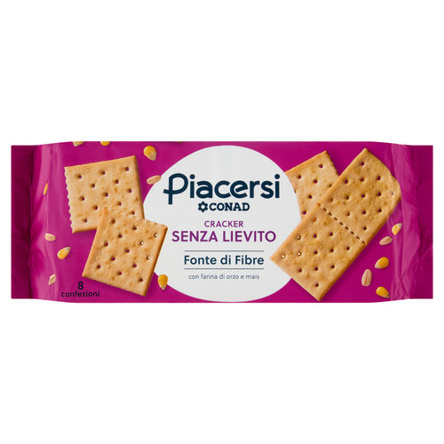 PIACERSI CONAD Cracker Senza Lievito 8 x 37,5 g-image