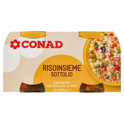 CONAD Risoinsieme Sottolio Condimento per Insalata di Riso 2 x 285 g-image