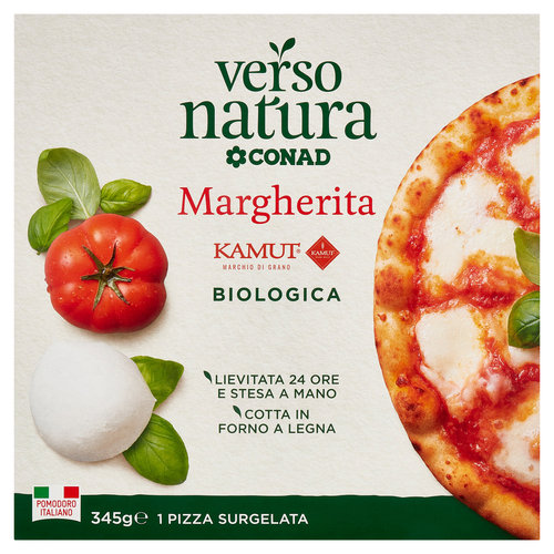 CONAD VERSO NATURA Margherita Kamut Biologica 1 Pizza Surgelata 345 g-image