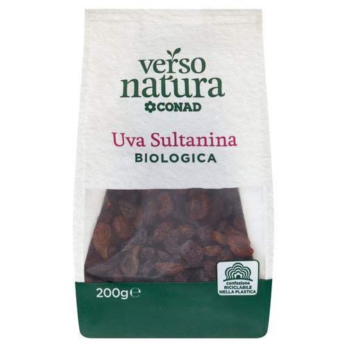 CONAD VERSO NATURA Uva Sultanina Biologica 200 g-image