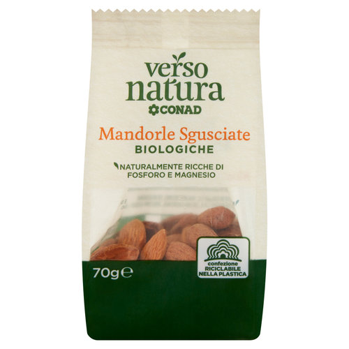 CONAD VERSO NATURA Mandorle Sgusciate Biologiche 70 g-image