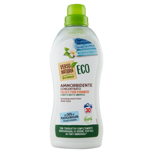 CONAD VERSO NATURA Ammorbidente Concentrato Talco e Fiori d'Arancio 750 ml-image