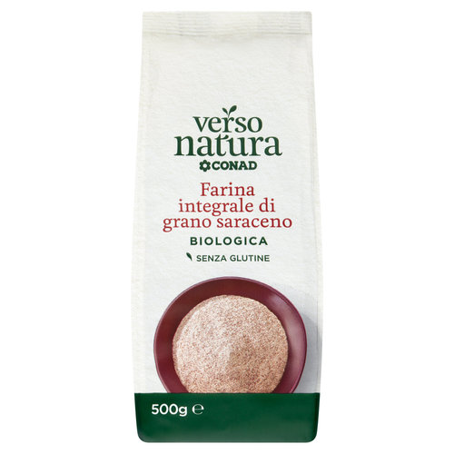 CONAD VERSO NATURA Farina integrale di grano saraceno Biologica 500 g-image