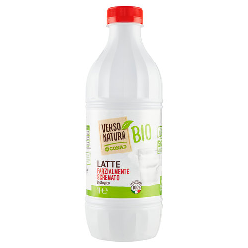 CONAD VERSO NATURA Latte Parzialmente Scremato Biologico 1 l-image