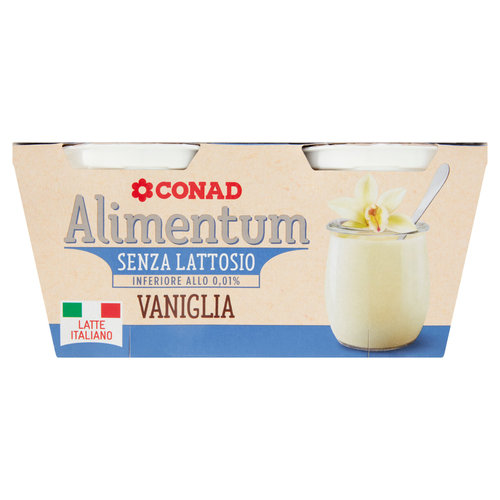 CONAD Alimentum Senza Lattosio Vaniglia 2 x 125 g-image