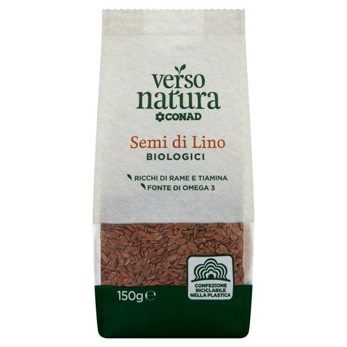 CONAD VERSO NATURA Semi di Lino Biologici 150 g-image